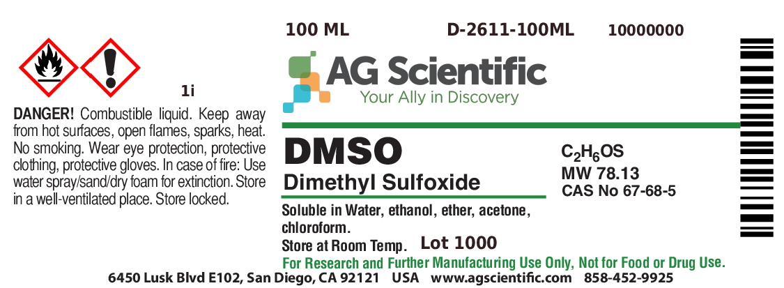 DMSO [Dimethyl Sulfoxide], 100 mL